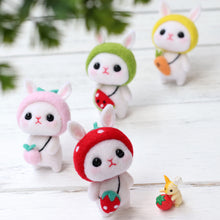 Load image into Gallery viewer, Creative Rabbit Animal Handmade Toy Doll Wool Felt Poked Kitting Non-Finished DIY Wool Felting Package
