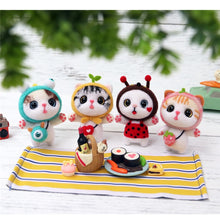 Load image into Gallery viewer, Handmade Toy Animal Doll Wool Felt Poked Kitting Non-Finished DIY Wool Needle Felting Package Set