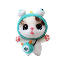 Load image into Gallery viewer, Handmade Toy Animal Doll Wool Felt Poked Kitting Non-Finished DIY Wool Needle Felting Package Set