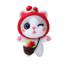 Load image into Gallery viewer, Handmade Toy Animal Doll Wool Felt Poked Kitting Non-Finished DIY Wool Needle Felting Package Set