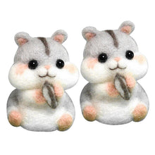 Load image into Gallery viewer, Felting Poked HamsterFree Shipping Wool Felt Handmade DIY Animals Material Bag Felt for Needle Craft