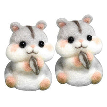 Load image into Gallery viewer, Felting Poked HamsterFree Shipping Wool Felt Handmade DIY Animals Material Bag Felt for Needle Craft